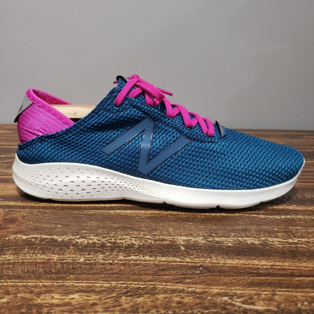 New Balance Running Shoes Womens 10.5 Vazee Coast Blue Pink Good WCOASCA2 Wide